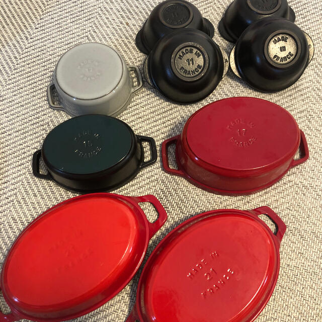 STAUB(ストウブ)の【staub】まとめ売り インテリア/住まい/日用品のキッチン/食器(鍋/フライパン)の商品写真