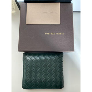 ボッテガヴェネタ(Bottega Veneta)の値下‼︎ボッテガ　2つ折り財布　グリーン(折り財布)