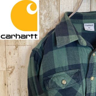 カーハート(carhartt)のカーハート ブロックチェック柄 グリーン チェックネルシャツ(シャツ)