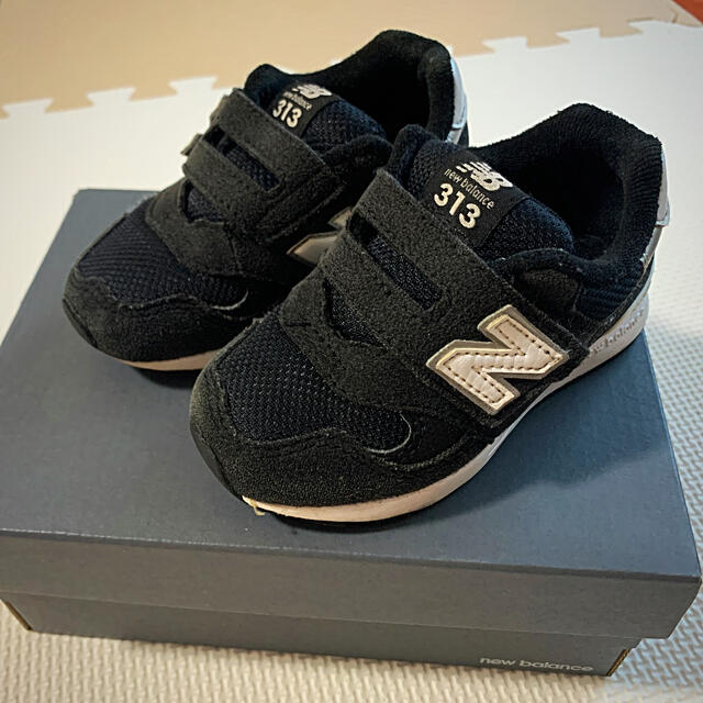 New Balance(ニューバランス)のニューバランス　キッズスニーカー　14センチ　ブラック キッズ/ベビー/マタニティのベビー靴/シューズ(~14cm)(スニーカー)の商品写真