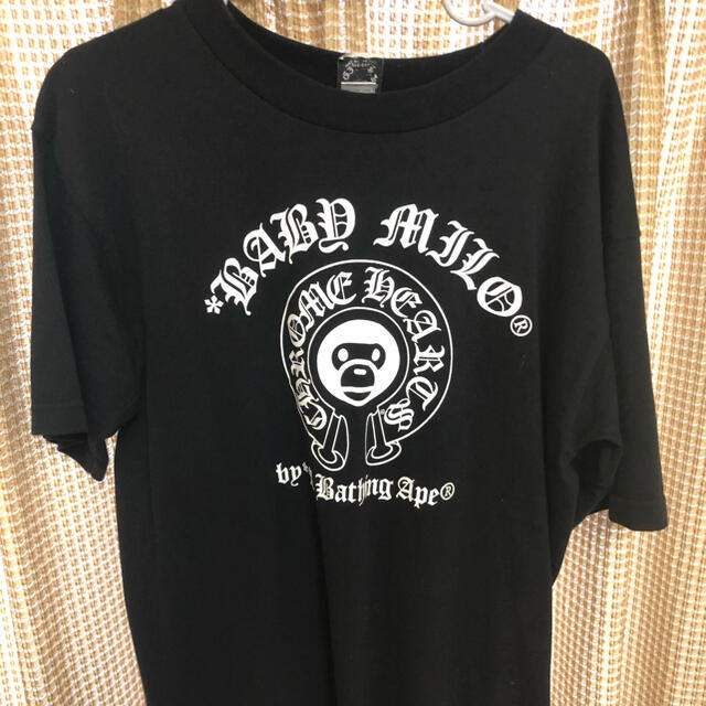 Tシャツ/カットソー(半袖/袖なし)Chrome Hearts × Bape コラボ Tシャツ