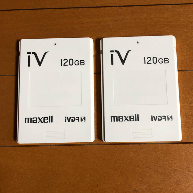 maxell(マクセル)のmaxell iVDR 120GB 2個 スマホ/家電/カメラのテレビ/映像機器(その他)の商品写真