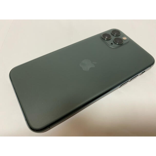 極上美品 国内版 SIMフリー iPhone11 pro 256GB グリーン