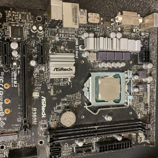 CPU Core i5 9400F +マザーボードB360M-HDV - PCパーツ