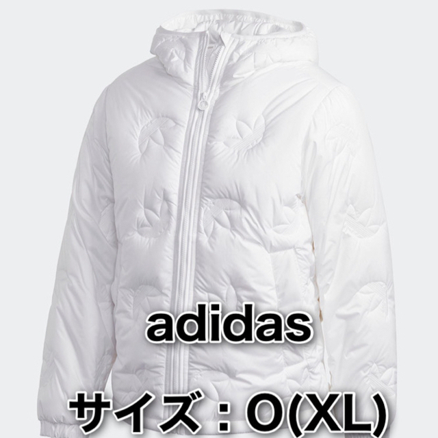 新品 O(XL) アディダス adidas ダウン トレフォイル  ジャケット