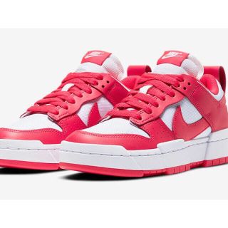 NIKE WMNS DUNK LOW DISRUPT "SIREN RED/WH(スニーカー)