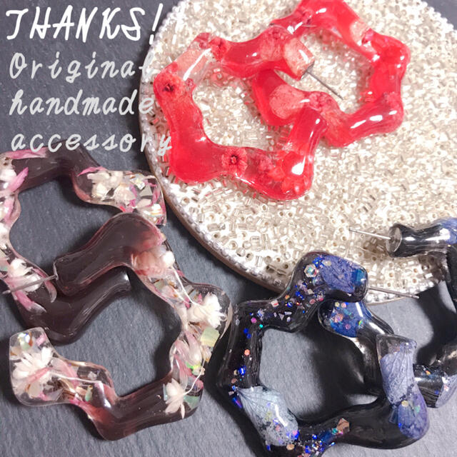 handmade accessory ハンドメイドのアクセサリー(ピアス)の商品写真