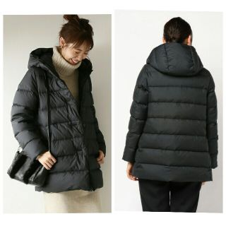 ドゥーズィエムクラス(DEUXIEME CLASSE)のTraditional Weatherwear AVON フードダウン 黒(ダウンジャケット)