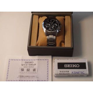 SEIKO - SEIKO SPIRIT 腕時計 メンズ クロノグラフ SBTR013 未使用品の