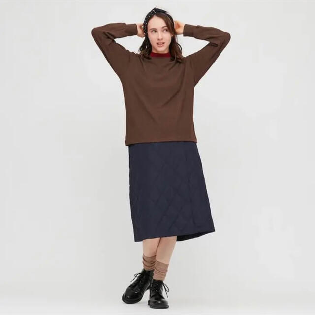 UNIQLO(ユニクロ)のユニクロ ソフトニットパフスリーブクルーネックT（長袖） メンズのトップス(Tシャツ/カットソー(七分/長袖))の商品写真