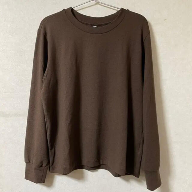 UNIQLO(ユニクロ)のユニクロ ソフトニットパフスリーブクルーネックT（長袖） メンズのトップス(Tシャツ/カットソー(七分/長袖))の商品写真