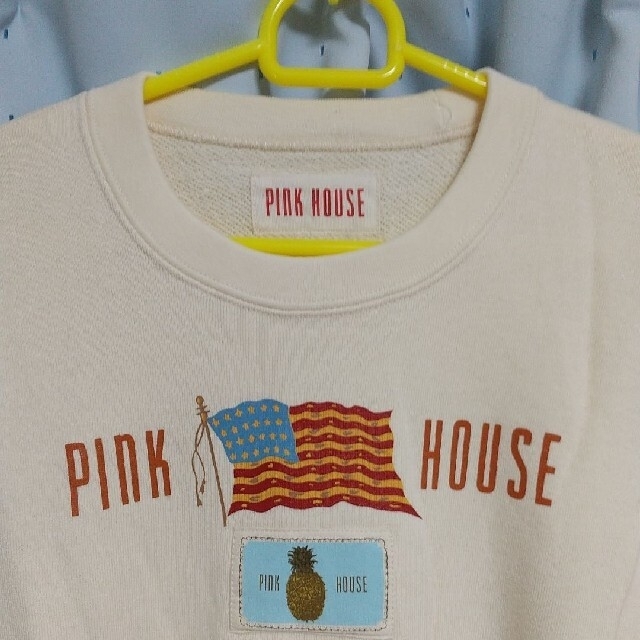 PINK HOUSE(ピンクハウス)のギンビス様専用 2702新品ピンクハウストレーナー ベージュ レディースのトップス(トレーナー/スウェット)の商品写真