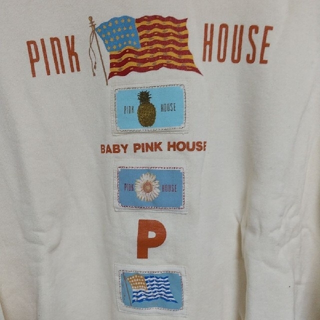 PINK HOUSE(ピンクハウス)のギンビス様専用 2702新品ピンクハウストレーナー ベージュ レディースのトップス(トレーナー/スウェット)の商品写真