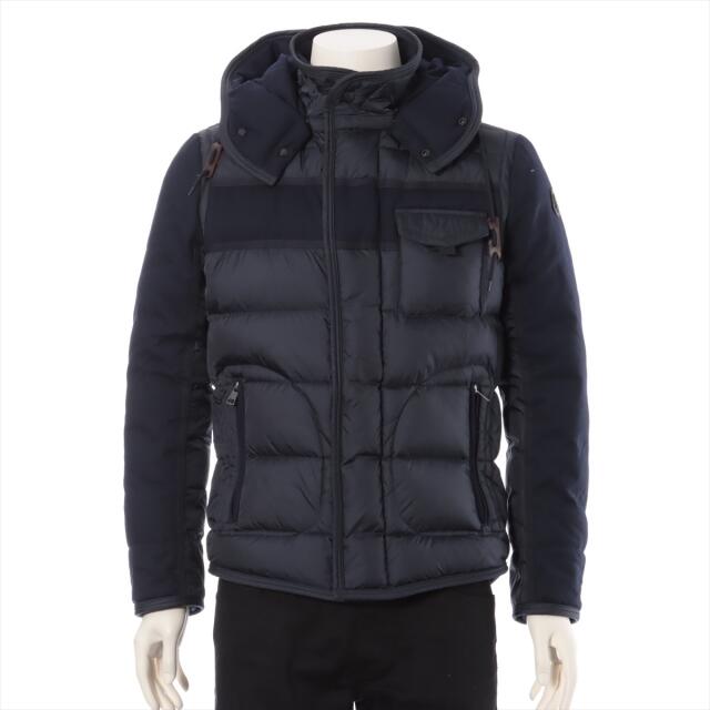 MONCLER - モンクレール RYAN ウール×ナイロン 1 ネイビー メンズ その他アウ