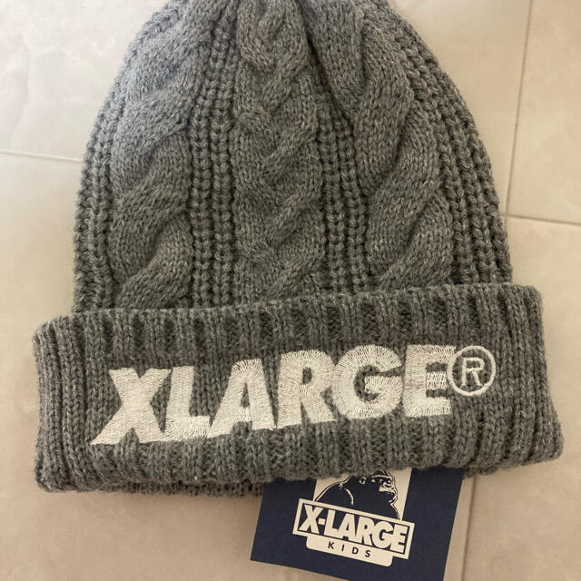 XLARGE(エクストララージ)のエクストララージ　ニット帽 キッズ/ベビー/マタニティのこども用ファッション小物(帽子)の商品写真