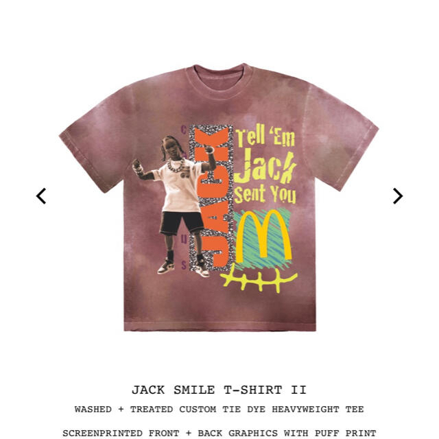 トラビス・スコット Sesame III T-shirt マクドナルドロゴTシャツ メンズ L