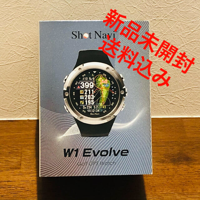 【新品未開封】ショットナビ エボルブ W1 Evolve BK SN-EV-B