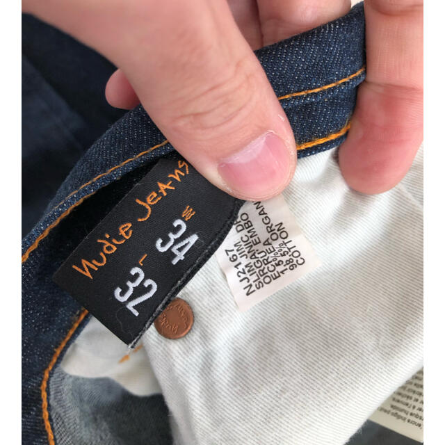 Nudie Jeans(ヌーディジーンズ)のNudie Jeans Slim Jim デニムパンツ W34L32 メンズのパンツ(デニム/ジーンズ)の商品写真