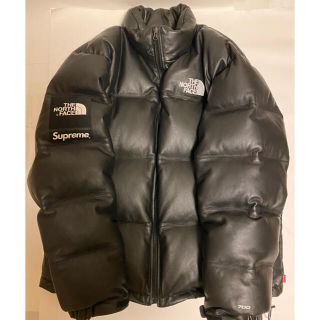 シュプリーム(Supreme)のSupreme TheNorthFaceLeatherNuptseJacket (ダウンジャケット)