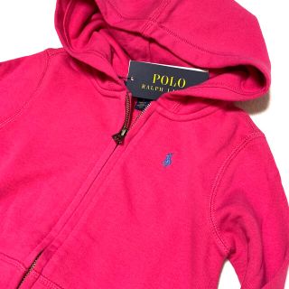 ポロラルフローレン(POLO RALPH LAUREN)の＊rara様 専用＊ 4T/110 ピンク 新品 フルジップ パーカー(ジャケット/上着)