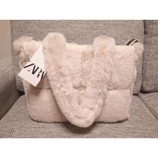 ザラ(ZARA)のZARA ファートートバッグ 未使用(ショルダーバッグ)