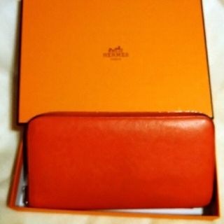 エルメス(Hermes)のHERMESシルクイン♦ローズ♦ジャイプール♦ブリック♦(財布)