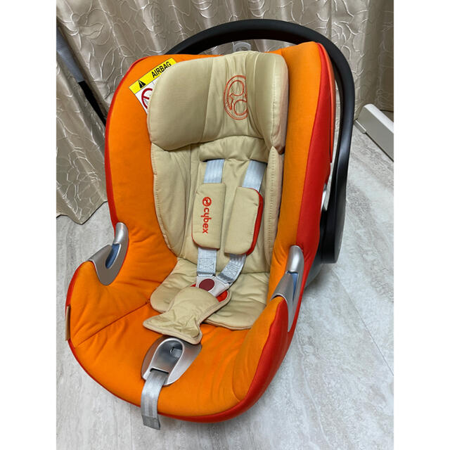 Cybex ATON Q(サイベックスエイトンQ)オレンジ - 自動車用