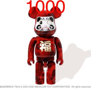 アベイシングエイプ(A BATHING APE)のNEW YEAR BAPE BE@RBRICK 達磨 1000%(その他)