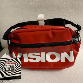 ヴィジョン ストリート ウェア(VISION STREET WEAR)のVISION STREET WEAR  ショルダーバック　赤(ショルダーバッグ)