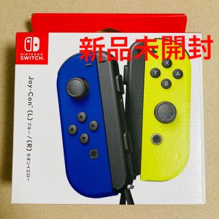 ニンテンドースイッチ(Nintendo Switch)の【未開封】任天堂 Joy-Con (L)ブルー/(R)ネオンイエロー(その他)