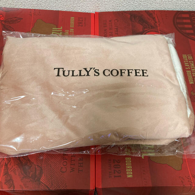 TULLY'S COFFEE(タリーズコーヒー)のTully'sCoffee 2021 HAPPY BAG ブランケット ピンク キッズ/ベビー/マタニティのこども用ファッション小物(おくるみ/ブランケット)の商品写真