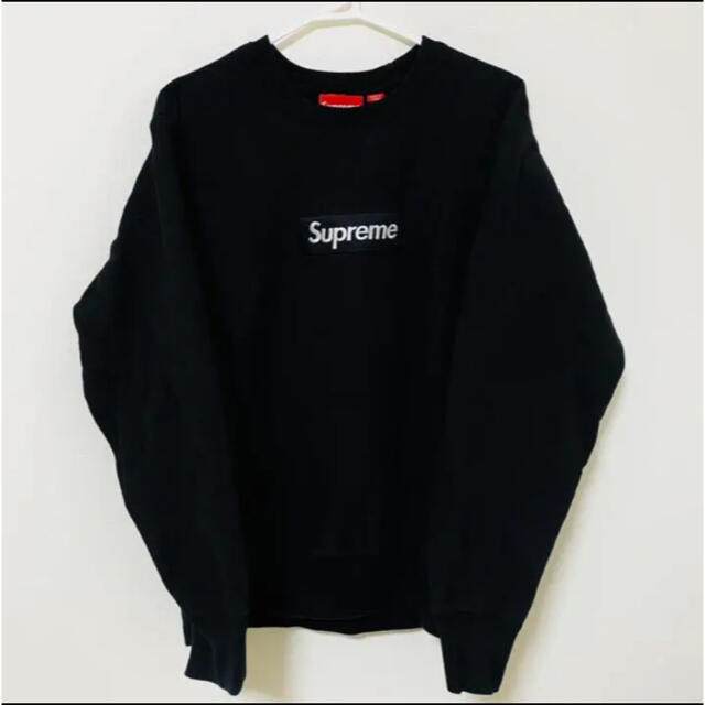 シュプリーム SUPREME  ボックスロゴ スウェット  黒 メンズ