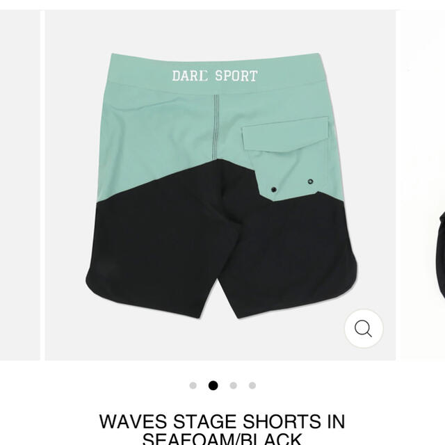 Waves Stage Shorts in Seafoam/Black メンズのパンツ(ショートパンツ)の商品写真