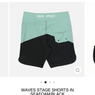 Waves Stage Shorts in Seafoam/Black(ショートパンツ)