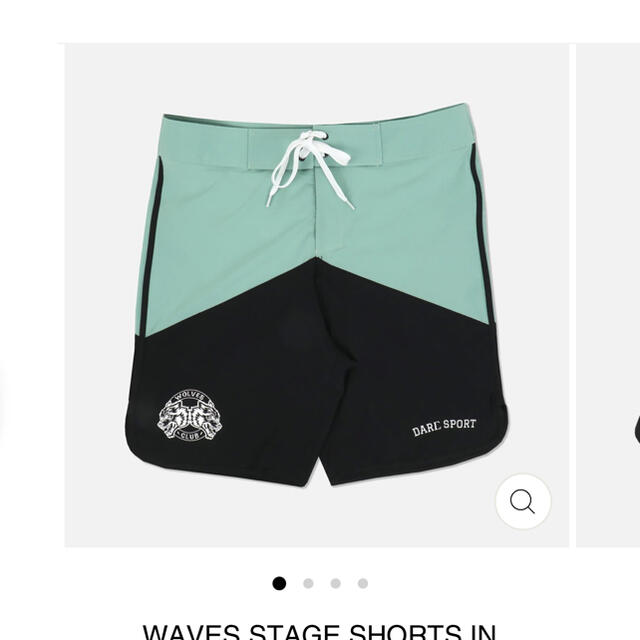 Waves Stage Shorts in Seafoam/Black メンズのパンツ(ショートパンツ)の商品写真