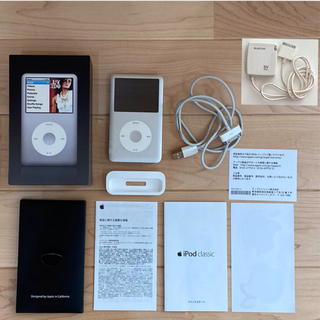 アップル(Apple)の【ジャンク】iPod classic 80GB Silver MB029J/A(ポータブルプレーヤー)