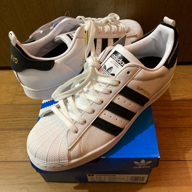 新品 レア adidas アディダス スーパースター TOKYO 27cm 白黒tokyo