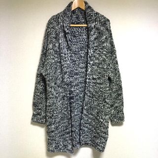 エイチアンドエム(H&M)のH&M ロングニットカーディガン ミックスカラー(カーディガン)