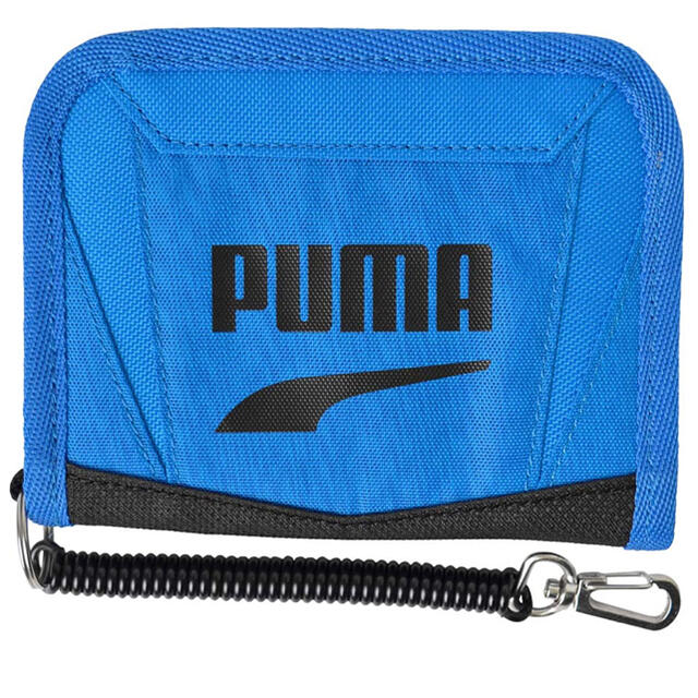PUMA(プーマ)のPUMA ラウンドジップ　ウォレット　ブルー メンズのファッション小物(折り財布)の商品写真
