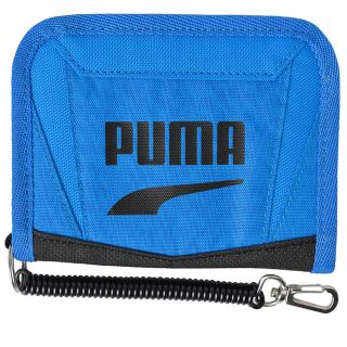 プーマ(PUMA)のPUMA ラウンドジップ　ウォレット　ブルー(折り財布)