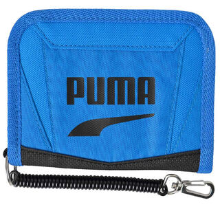プーマ(PUMA)のPUMA ラウンドジップ　ウォレット　ブルー(折り財布)