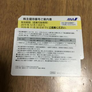 ana 株主優待　1枚　訳あり格安(その他)