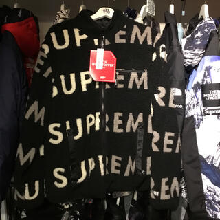 シュプリーム(Supreme)のsupreme reversible logo fleece jacket XL(ブルゾン)