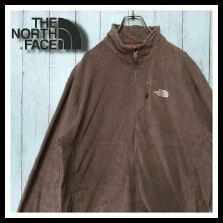 ザノースフェイス(THE NORTH FACE)のL ノースフェイス カーキ アースカラー 90's フリース 古着女子 古着男子(ブルゾン)