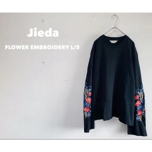 Jieda(ジエダ)のジエダ FLOWER EMBROIDERY L/S メンズのトップス(Tシャツ/カットソー(七分/長袖))の商品写真