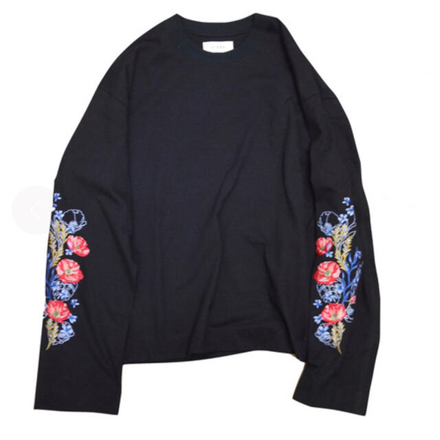 Jieda(ジエダ)のジエダ FLOWER EMBROIDERY L/S メンズのトップス(Tシャツ/カットソー(七分/長袖))の商品写真