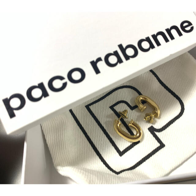 【有名店gr8にて購入】パリの老舗ブランドpaco rabanneのピアスピアス(両耳用)