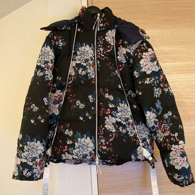 Kith Fleur Puffer Jacket Navy Multi XS