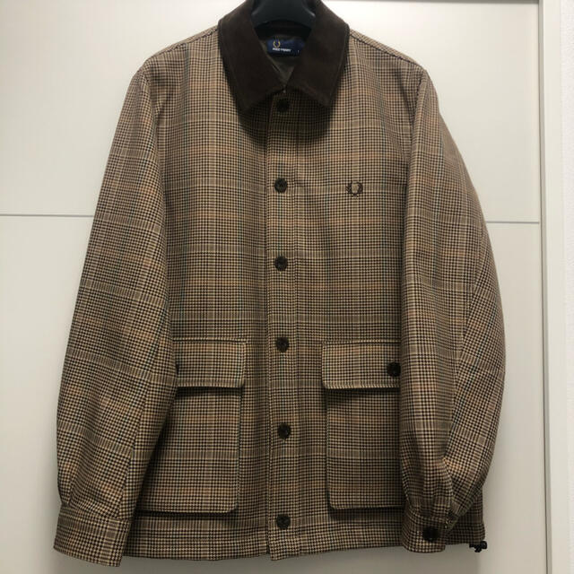 FRED PERRY(フレッドペリー)のfred perry long line jacket チェック Mサイズ 新品 メンズのジャケット/アウター(カバーオール)の商品写真