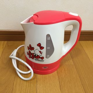 ハローキティ(ハローキティ)の可愛い ハローキティちゃんの電気ケトル1.2L(電気ケトル)